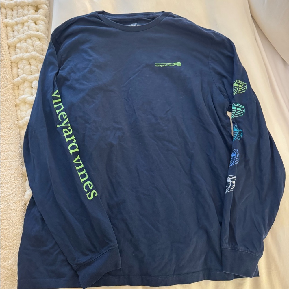 Vineyard Vines Blue Long Sleeve Tee